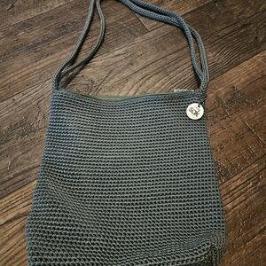 The Sak Sage Green Crochet Bag